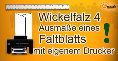 Wickelfalz aus dem eigenen Drucker.