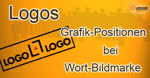 Logo: Position des Grafikelements bei Wort-Bildmarke