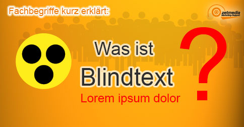 Was ist Blindtext